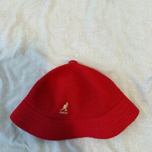 Kangol Red Bucket Hat